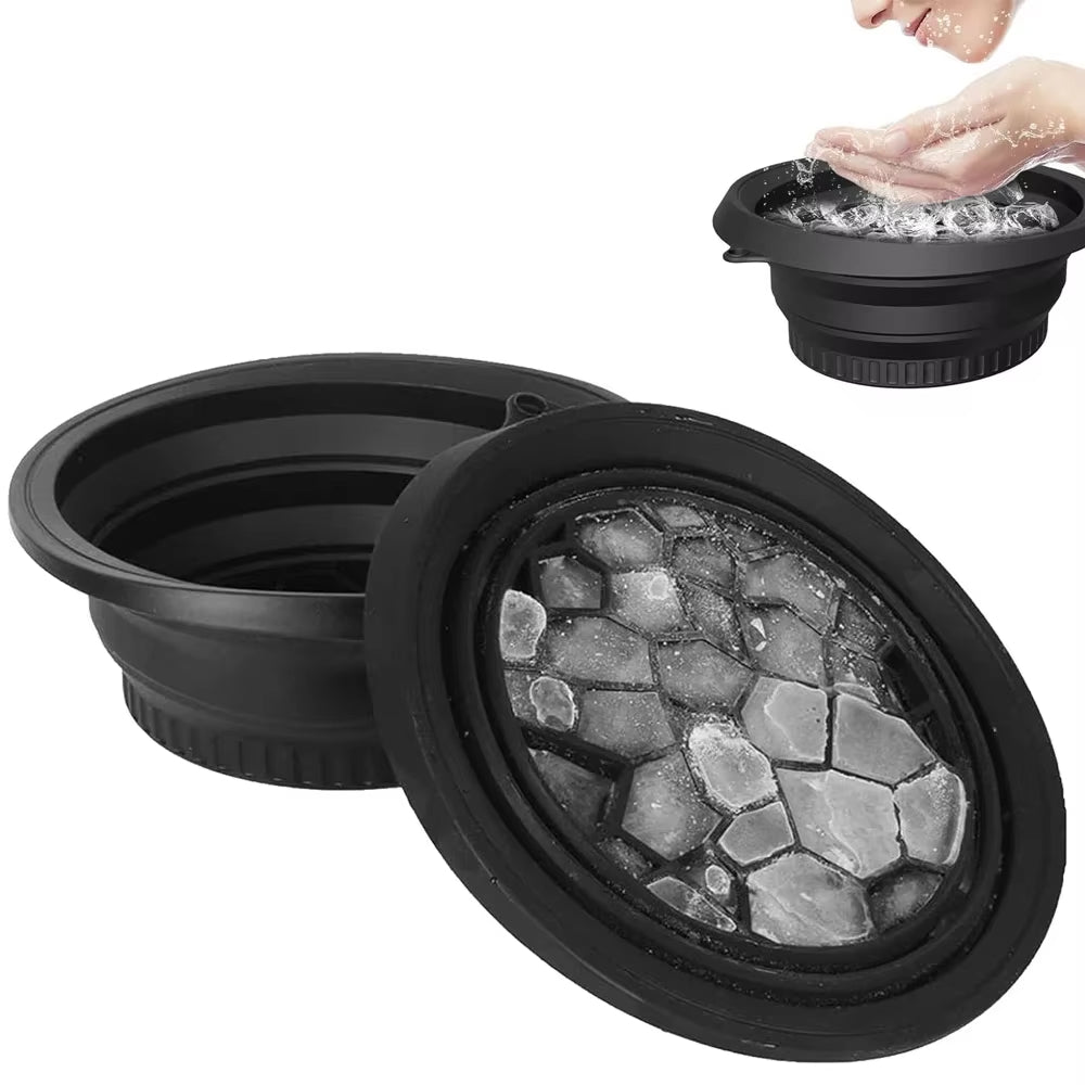 Foldable Face Ice Bath Bowl