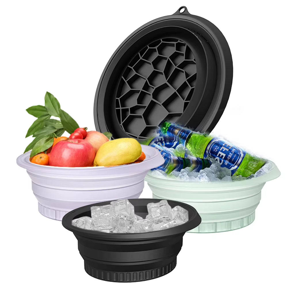 Foldable Face Ice Bath Bowl