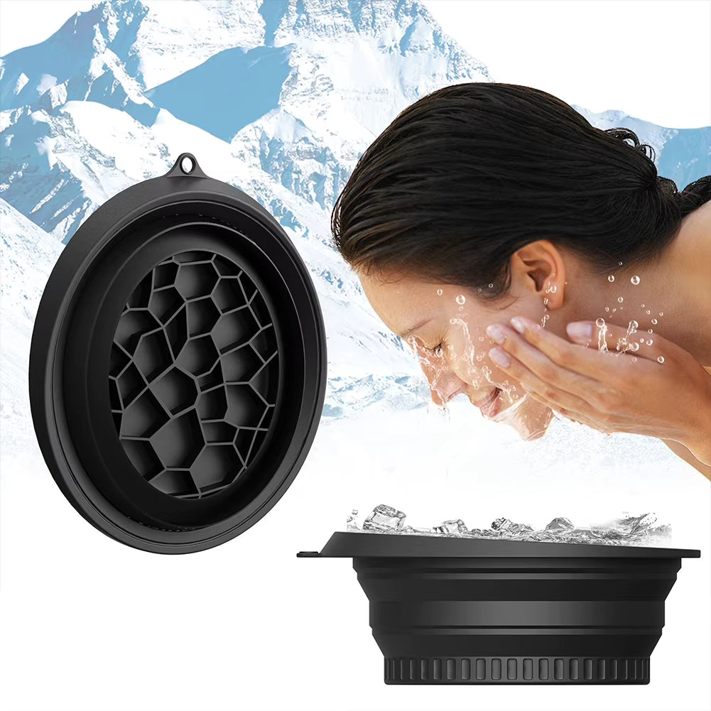 Foldable Face Ice Bath Bowl