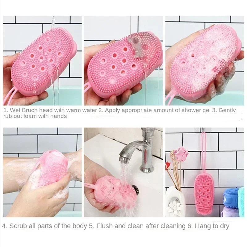 Silicone Body Scrubber Sponge