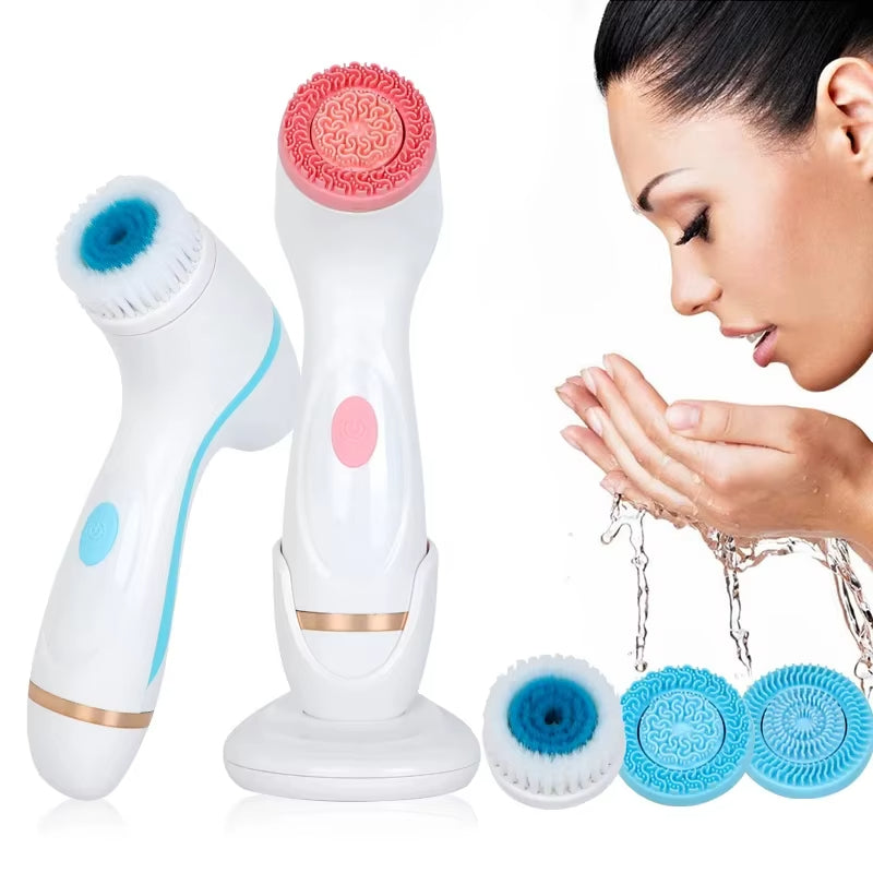 Ultrasonic Cleansing Brush 3-In-1