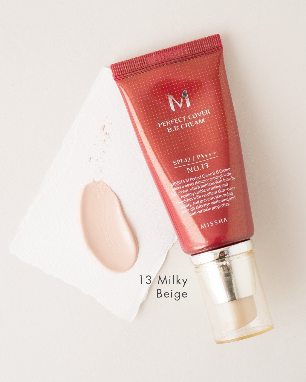 MISSHA Perfect Cover BB Cream SPF 42 PA+++ - 13 Milky Beige 