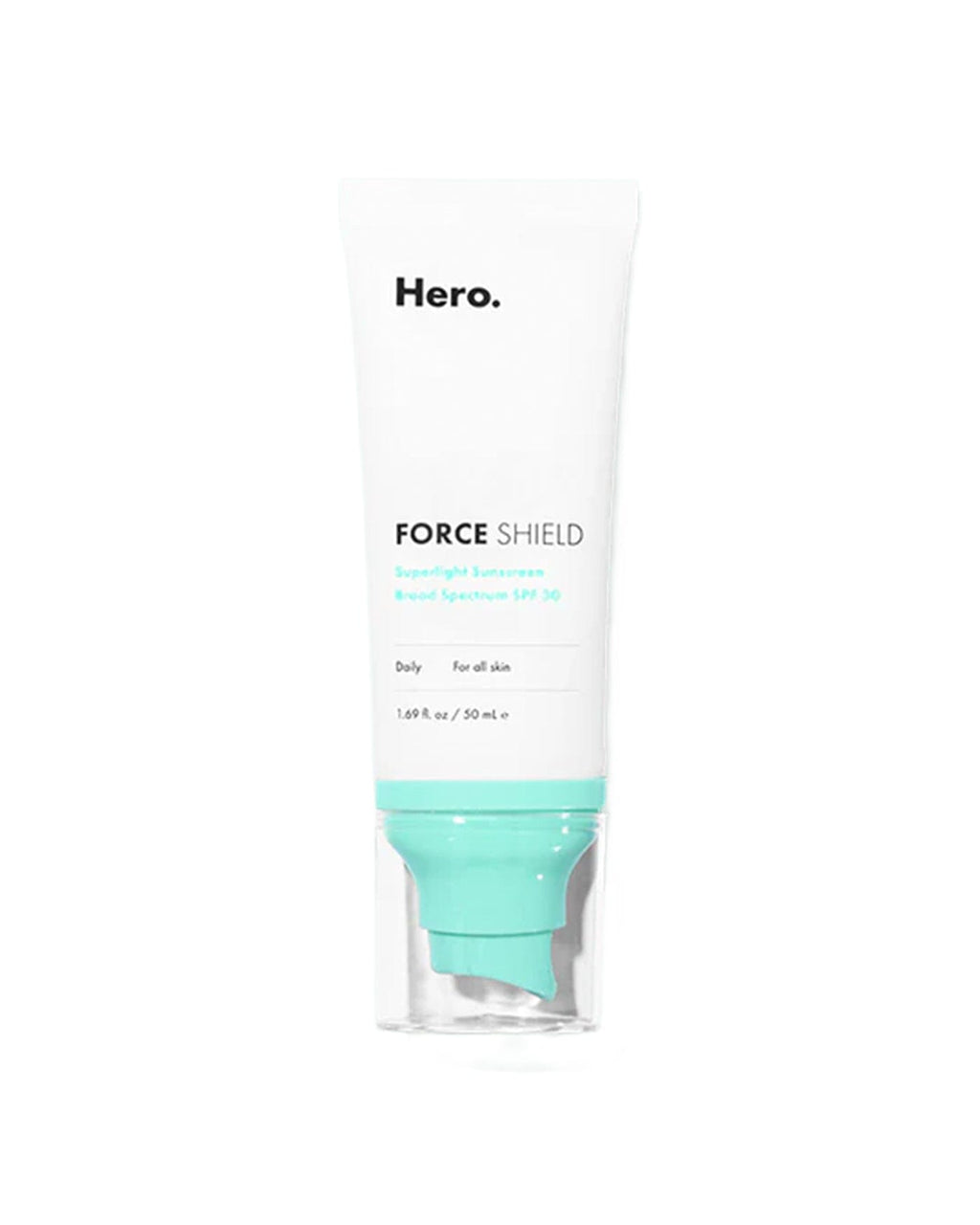 Force Shield Superlight Sunscreen SPF 30 Sunscreen Hero Cosmetics 