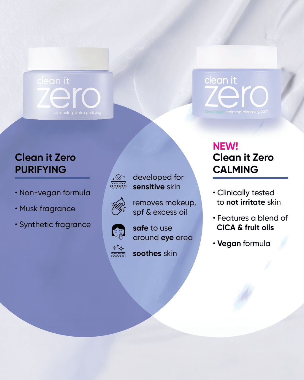 Clean It Zero Calming Cleansing Balm Oil Cleanser BANILA CO 