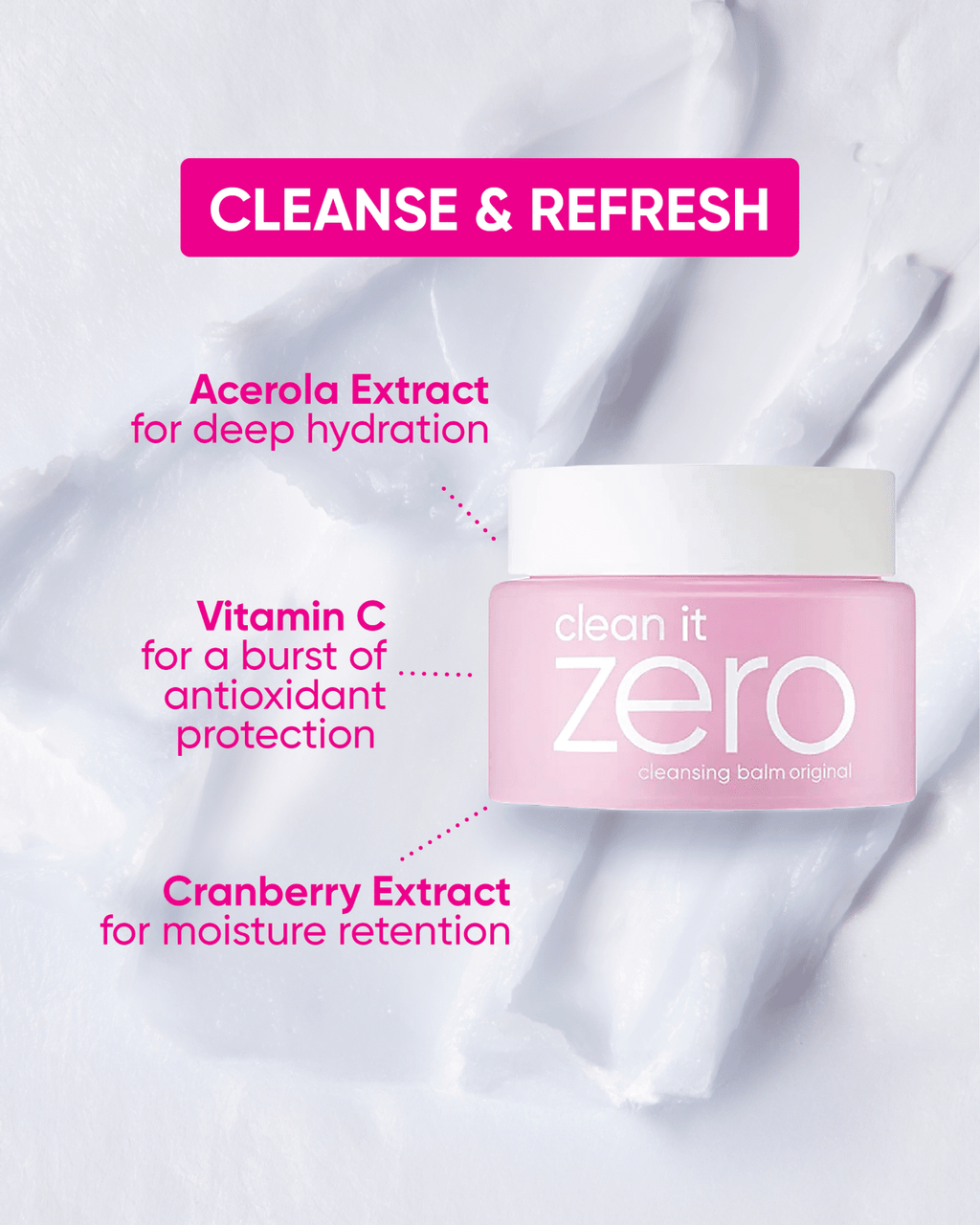 Clean It Zero Cleansing Balm Original Oil Cleanser BANILA CO 
