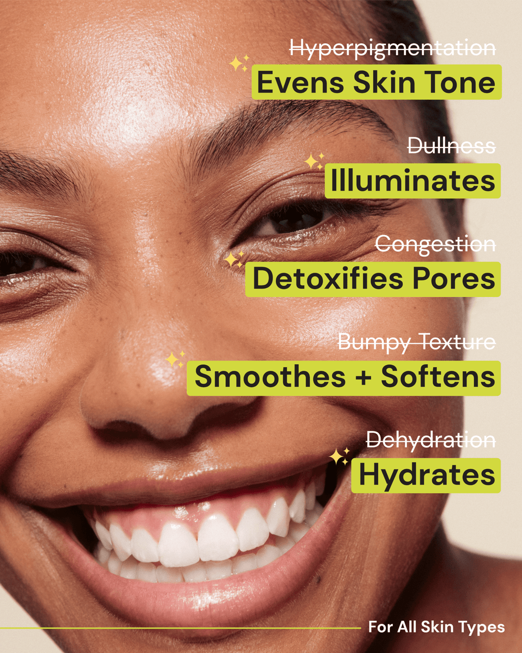 Vitamin C Treatment Mask w/ Brush Wash Off Masks Gleamin 