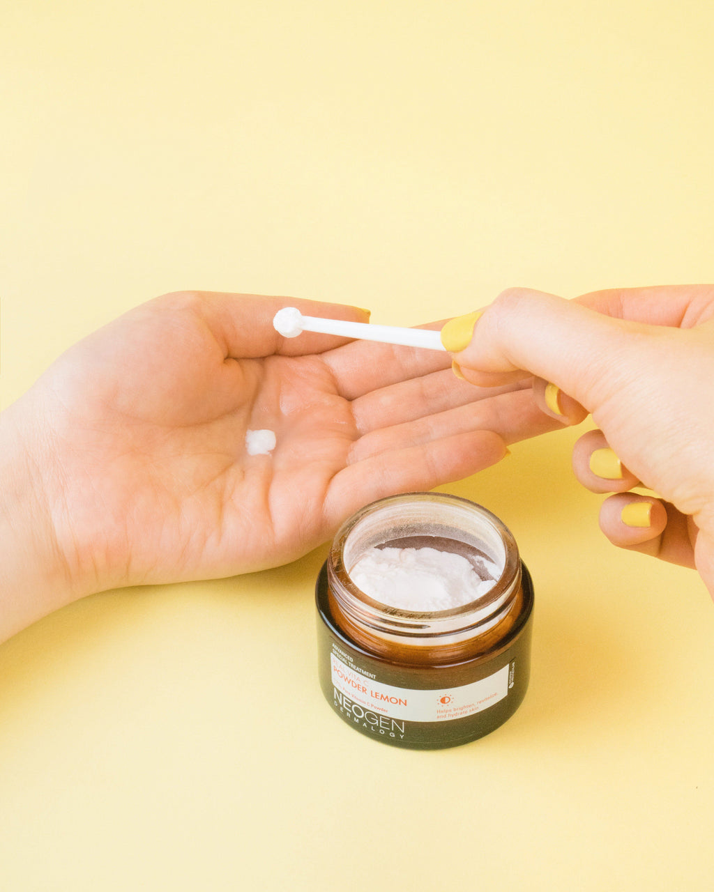 Real Vita C Powder Lemon Product Image - Model Trying