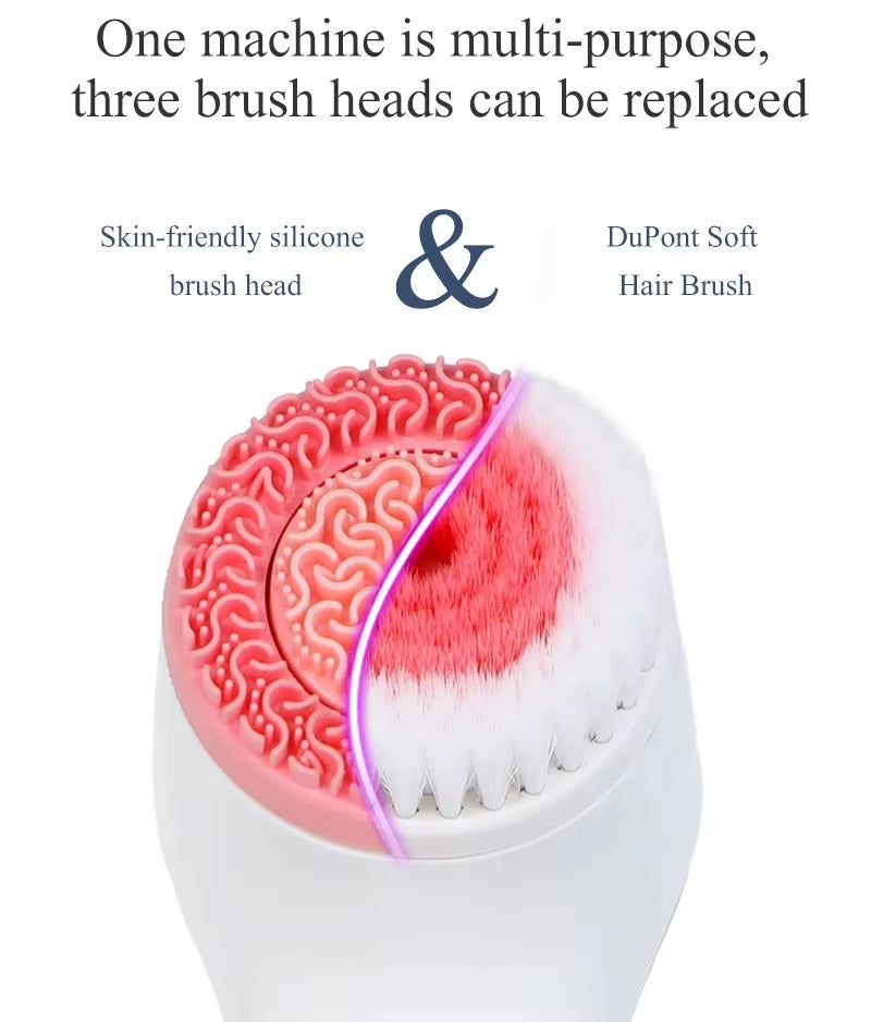 Ultrasonic Cleansing Brush 3-In-1